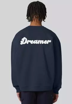 Толстовка DREAMER BACK EMBROIDERY UNISEX OVERSIZE Mira Paris, темно-синий