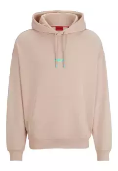 Толстовка dreezes oversize fit Hugo, розовый