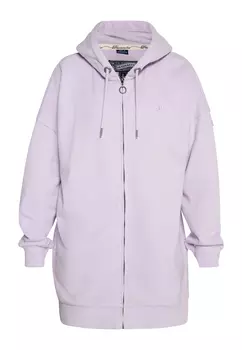 Толстовка DreiMaster Lange Sweat Kapuzenjacke, цвет Helllavendel