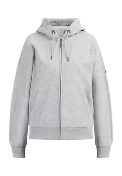 Толстовка DreiMaster Oversized Kapuzenjacke, цвет Hellgrau Melange