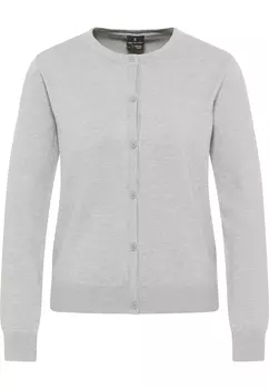 Толстовка DreiMaster Strickjacke, цвет Grau Melange