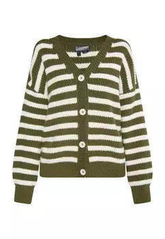 Толстовка DreiMaster Strickjacke, цвет Wollweiss Oliv