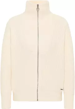 Толстовка DreiMaster Strickjacke Mit Reiverschluss, белый