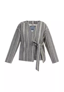 Толстовка DreiMaster Wickeljacke, цвет Dunkelmarine Wollweiss