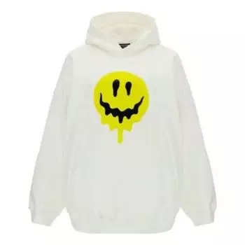 Толстовка drip peace hoodie large fit 'white' Balenciaga, белый