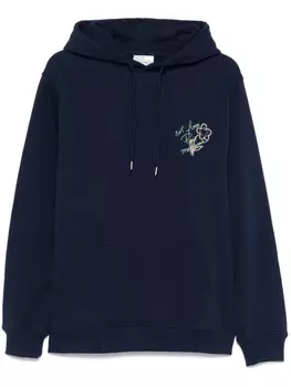 Толстовка Drle De Monsieur Le с надписью Esquisse, синий