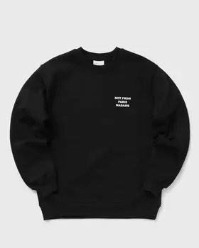 Толстовка Drle De Monsieur Le Sweatshirt Slogan, черный