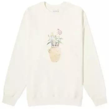 Толстовка Drole De Monsieur Brushes Crew, кремовый