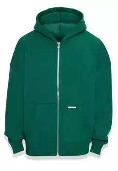 Толстовка Dropsize " Dropsize Men's Bazix Republiq Super Heavy Rib Zipper", зеленый