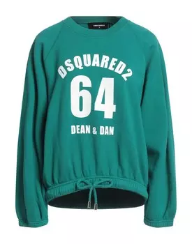 Толстовка Dsquared2, изумрудно-зеленый