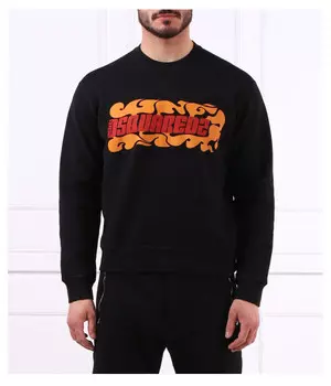 Толстовка Dsquared2 Regular Fit, черный