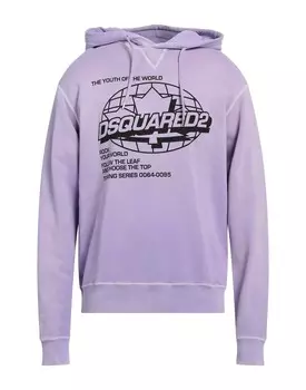 Толстовка Dsquared2, светло-фиолетовый