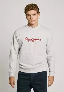 Толстовка DUKE CREW Pepe Jeans, светло-серый