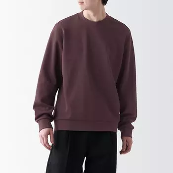 Толстовка двойной вязки MUJI, бургундия