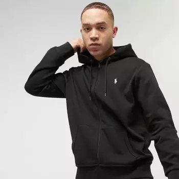 Толстовка двойной вязки на молнии Polo Ralph Lauren, цвет black