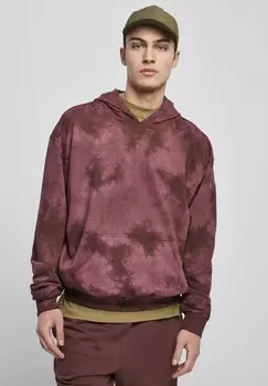 Толстовка DYED Urban Classics, вишневый