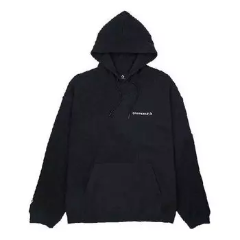 Толстовка dynamic blocking pullover hoodie 'black' Converse, черный