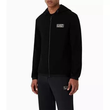 Толстовка EA7 6Rpm69 Full Zip, черный