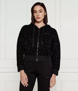 Толстовка Ea7 Cropped Fit, черный