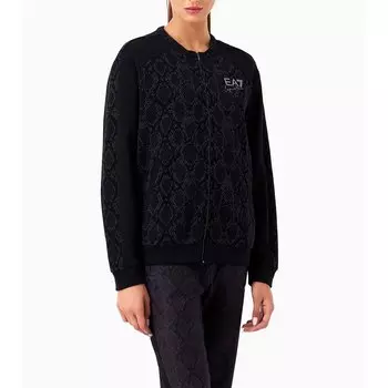 Толстовка EA7 EMPORIO ARMANI 6Rtm14 Full Zip, черный