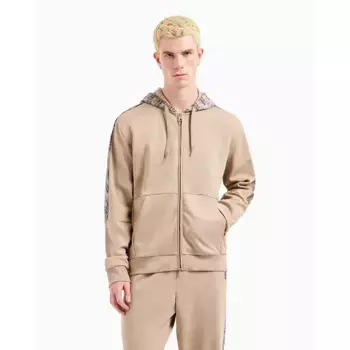 Толстовка EA7 EMPORIO ARMANI 7M000209_AF12660 full zip, бежевый