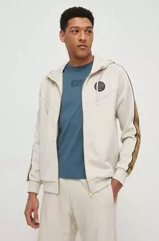 Толстовка EA7 Emporio Armani, бежевый
