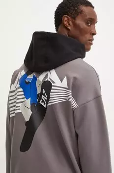 Толстовка Ea7 Emporio Armani, серый