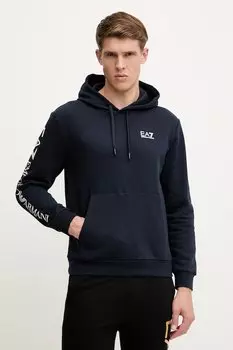 Толстовка Ea7 Emporio Armani, темно-синий