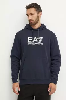 Толстовка Ea7 Emporio Armani, темно-синий