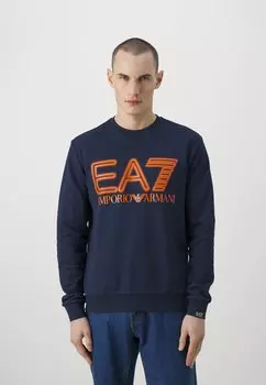 Толстовка EA7 Emporio Armani, темно-синий