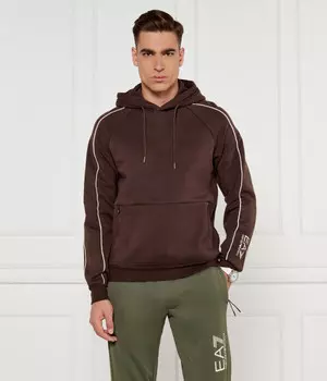 Толстовка Ea7 Regular Fit, бордовый