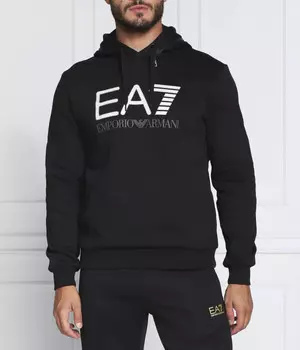 Толстовка Ea7 с капюшоном, черный