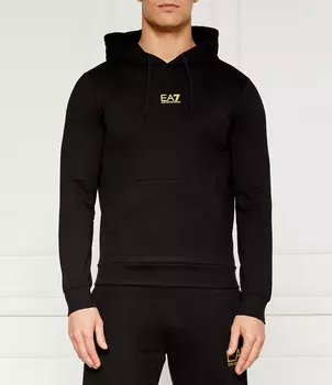 Толстовка EA7 Slim Fit, черный