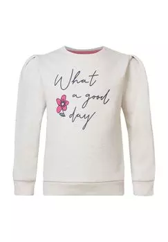 Толстовка «Eatonville», манжеты в рубчик, принт спереди, для малышей и малышей noppies, цвет Oatmeal