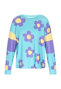 Толстовка ebeeza Fashion Look, лазурный