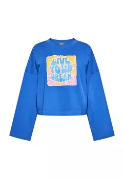 Толстовка Ebeeza, кобальтовый синий/светло-голубой