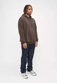 Толстовка EBRADLEY NOOS Jack & Jones, темно-коричневый