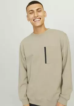 Толстовка EINFARBIG Jack & Jones, бежевый