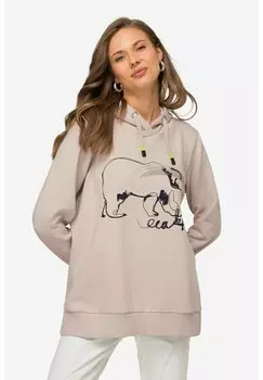 Толстовка Eisbr Kapuze Langarm Oeko-Tex LAURASN, цвет soft granit