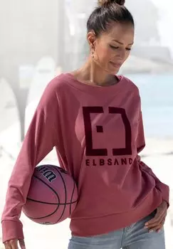Толстовка Elbsand, цвет mauve