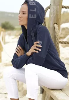 Толстовка Elbsand, синий