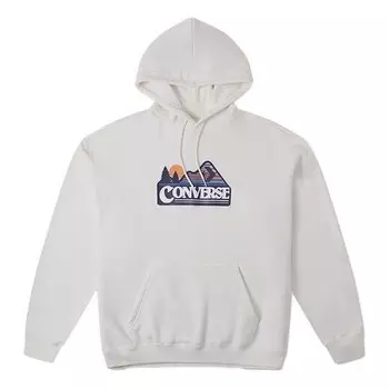 Толстовка elevated logo graphic os heavyweght hoodie 'white' Converse, белый