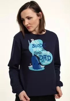 Толстовка ELF BYE BUDDY Henry Tiger, темно-синий