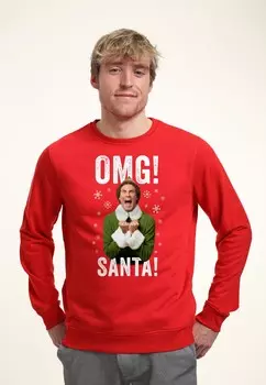 Толстовка ELF OMG SANTA Henry Tiger, красный