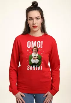 Толстовка ELF OMG SANTA Henry Tiger, красный