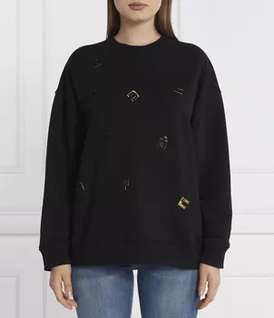 Толстовка Elisabetta Franchi Regular Fit, черный