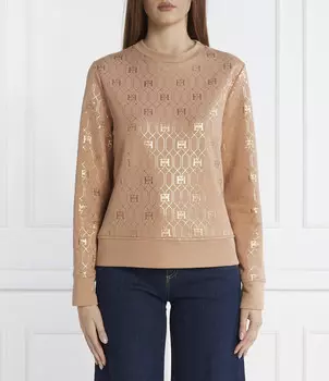 Толстовка Elisabetta Franchi Regular Fit, цвет nude