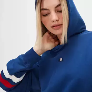 Толстовка Ellesse с капюшоном "D HOODED SEATSHIRT", цвет морской волны