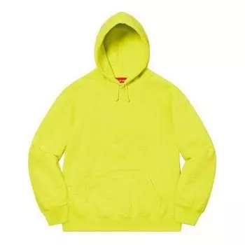 Толстовка embossed logos hooded sweatshirt 'yellow' Supreme, желтый
