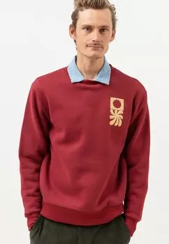 Толстовка EMBROIDERED CREW Rhythm, красный